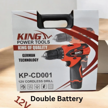 Cordless Drill Machine 12 V Double Battery (King Brand) KP-CD001