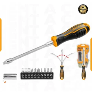 12 PCS FLEXIBLE SHAFT SCREWDRIVER SET INGCO